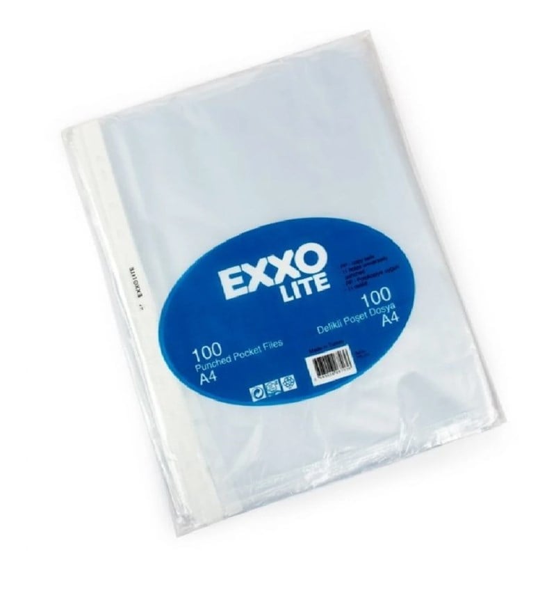 Exxo Poşet Dosya A4 100 Lü