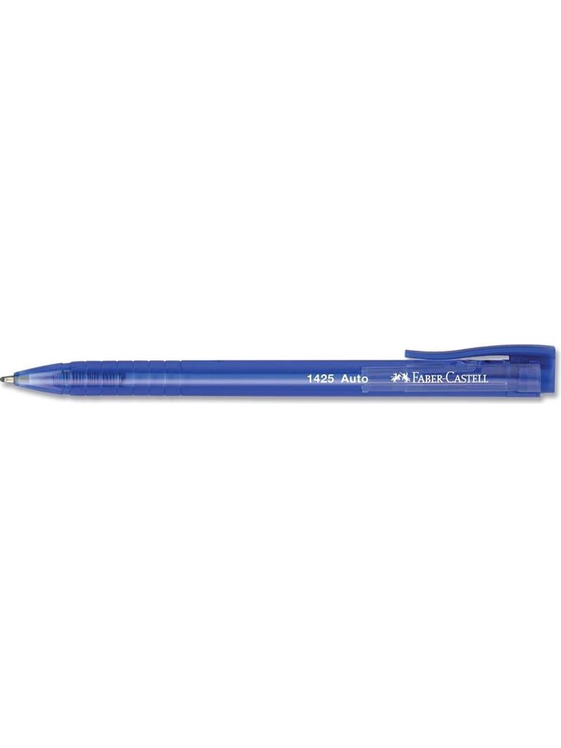 Faber Castell 1425 Auto Mavi Tükenmez Kalem 10'lu Kutu