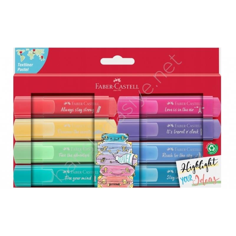 Faber Castell 46 Pastel Fosforlu Kalem 8’li Set 2021