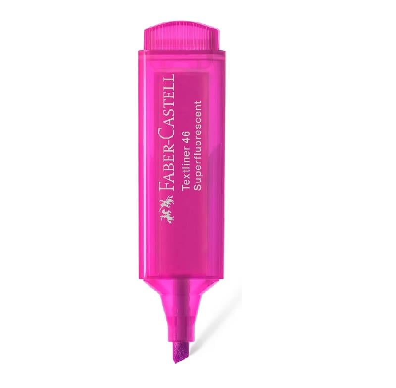 Faber Castell Fosforlu Kalem 1546 Şeffaf Pembe 10’lu Paket