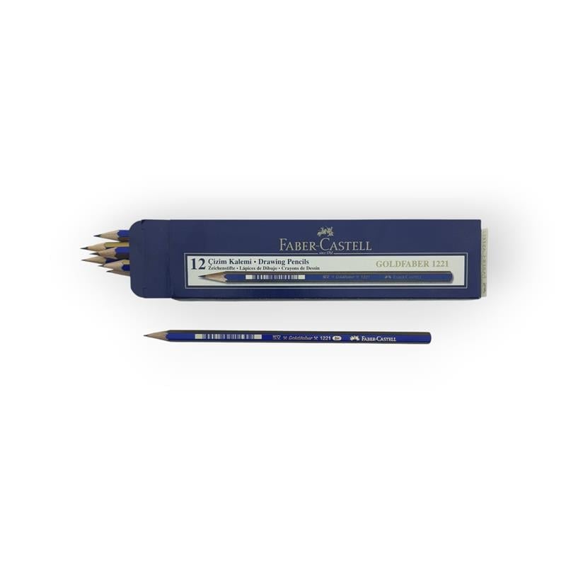 Faber Castell Goldfaber 1221 3H Dereceli Kalem 12'li Paket