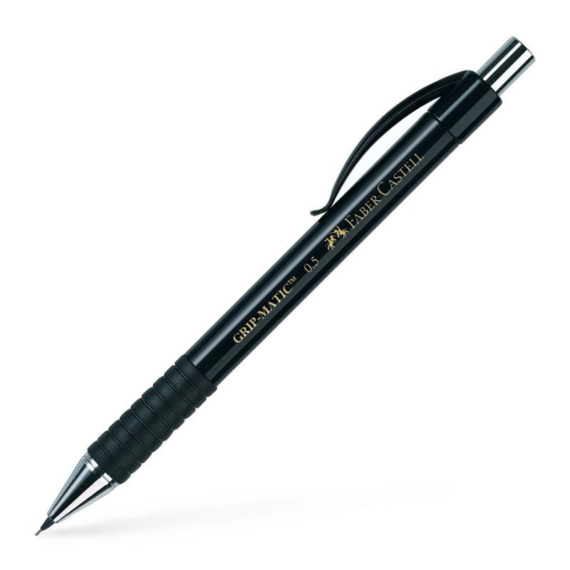 Faber Castell Grip Matic 1318 0.5mm Versatil Kalem Siyah 10'lu Paket