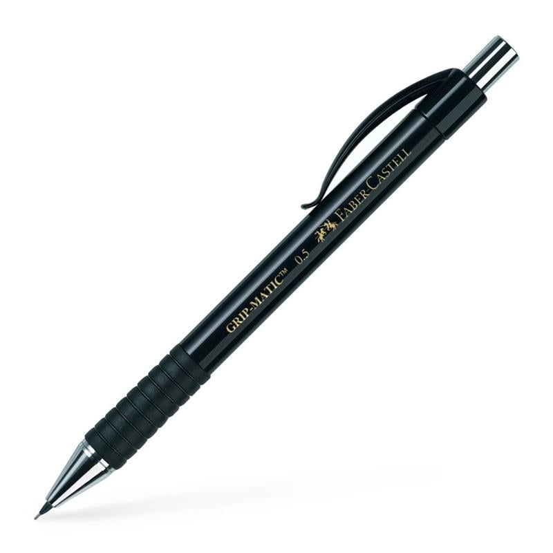 Faber Castell Grip Matic 1318 0.5mm Versatil Kalem Siyah 10'lu Paket