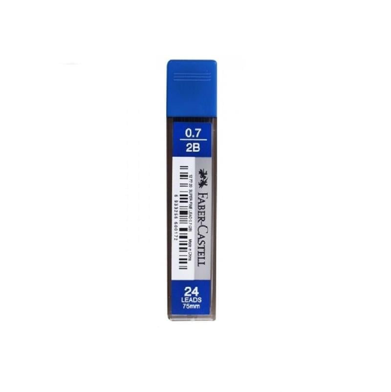 Faber Castell Min Super Fine 0.7mm 2b 75mm 24min/Tüp 12 Tüp