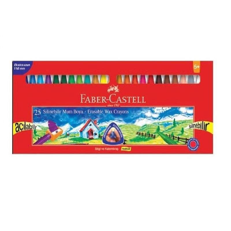 Faber-Castell Pastel Boya Silinebilir Wax 25 Renk
