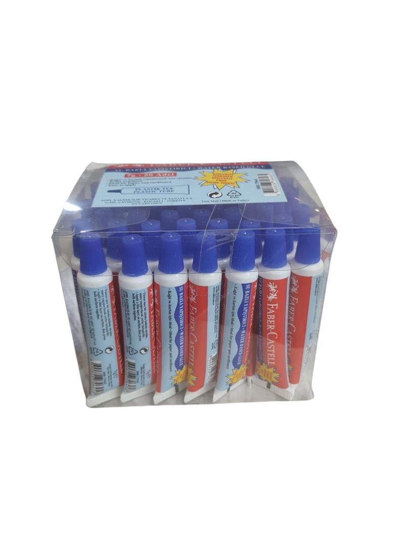 Faber Castell Su Bazlı Yapıştırıcı 7gr Solventsiz 50'li Paket