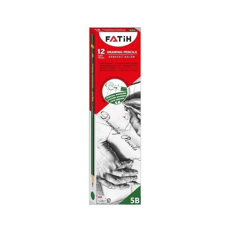 Fatih 5B Dereceli Kurşun Kalem 12'li Kutu