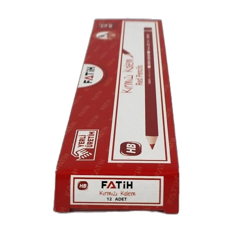 Fatih Kopya Kalemi Kırmızı HB 12'li Paket