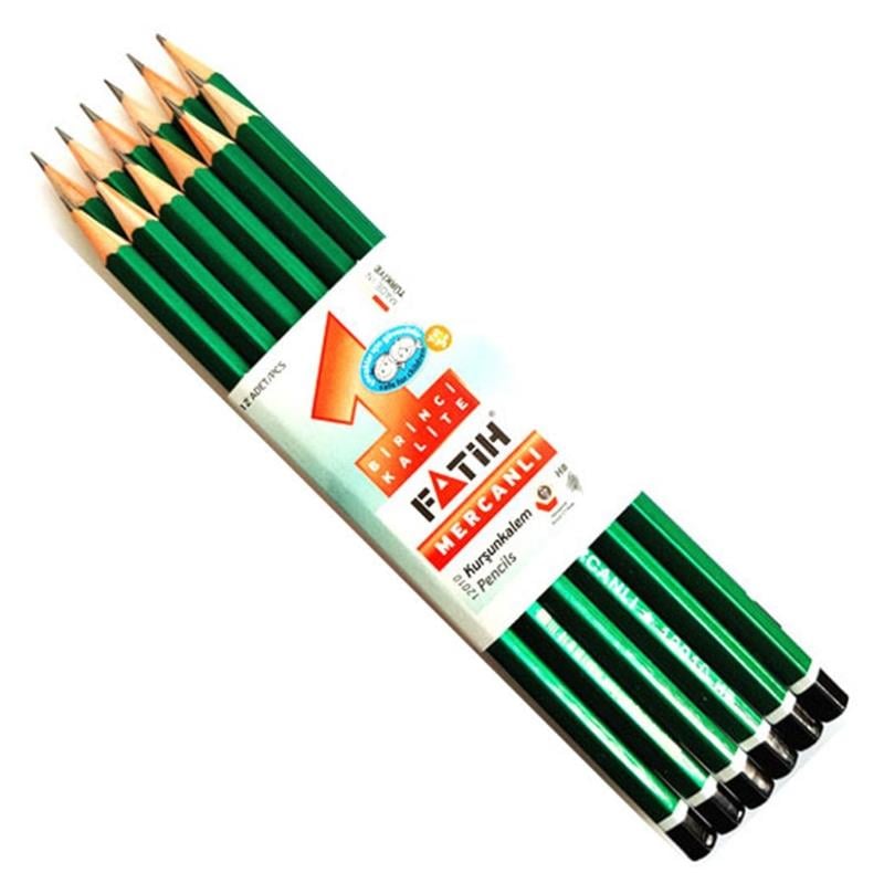 Fatih Kurşun Kalem Mercanlı 12'li Paket
