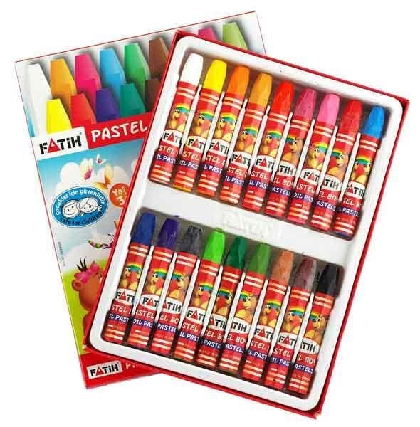 Fatih Pastel Boya 18 Renk King Size Kutulu