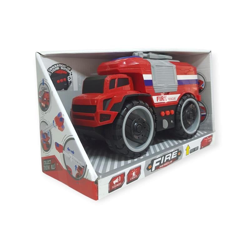 Fire Rescue Işıklı ve Sesli İtfaiye Aracı Oyuncak 1:16