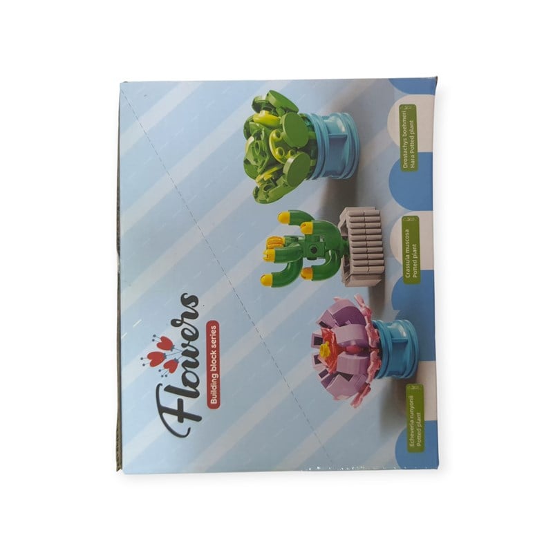 Flowers Lego Çiçek Kaktüs Yapım Seti 