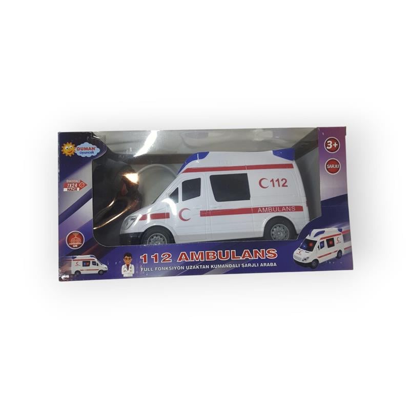FULL FONKSİYON UZAKTAN KUMANDALI ŞARJLI AMBULANS ARACI 