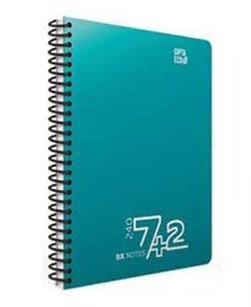 Gıpta Bx Notes Defter Spiralli Plastik Kapak A4 240 Yaprak 7+2 Seperatörlü 