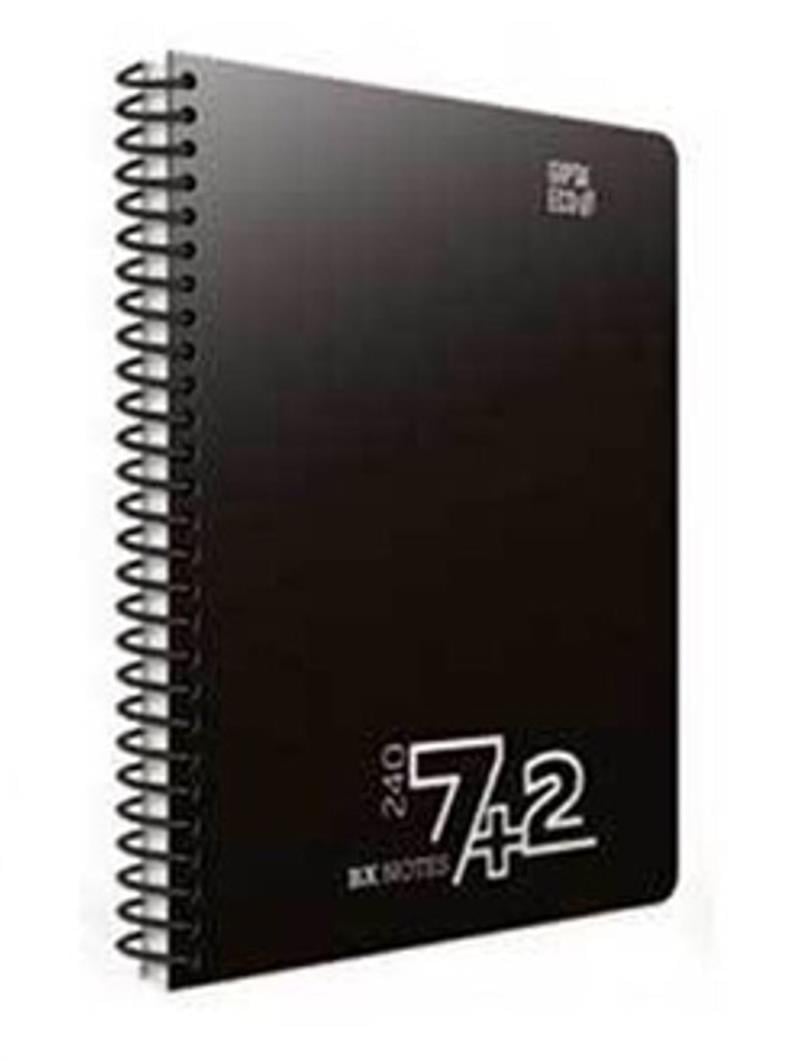 Gıpta Bx Notes Defter Spiralli Plastik Kapak A4 240 Yaprak 7+2 Seperatörlü 
