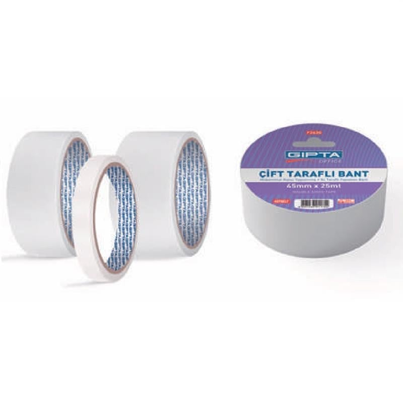 Gıpta Çift Taraflı Bant 12 mm x 3 mt