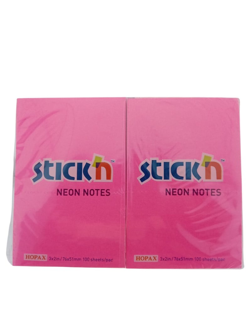 Gıpta Stick'n Post-it Neon Magenta 76x51 100 yp 12'li Paket