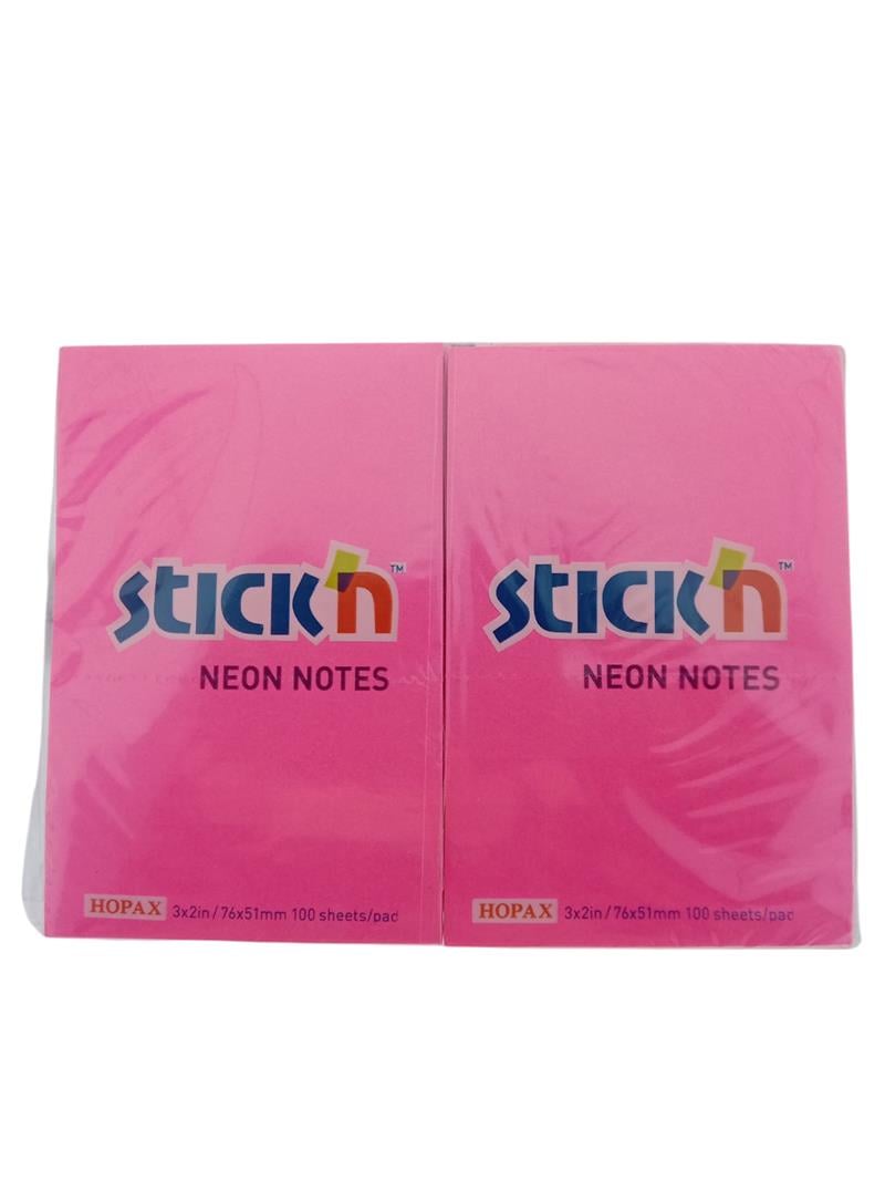 Gıpta Stick'n Post-it Neon Magenta 76x51 100 yp 12'li Paket