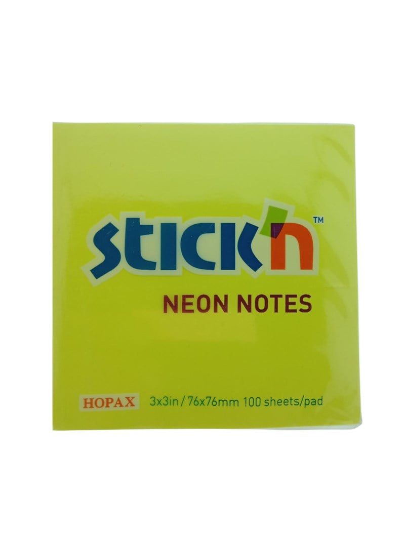 Gıpta Stick'n Post-it Neon Sarı 76x76 100 yp 12'li Paket