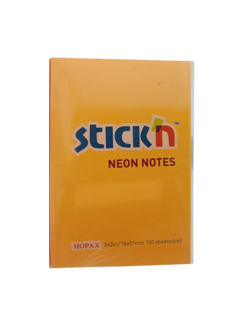 Gıpta Stick'n Post-it Neon Turuncu 76x51 100 yp 12'li Paket