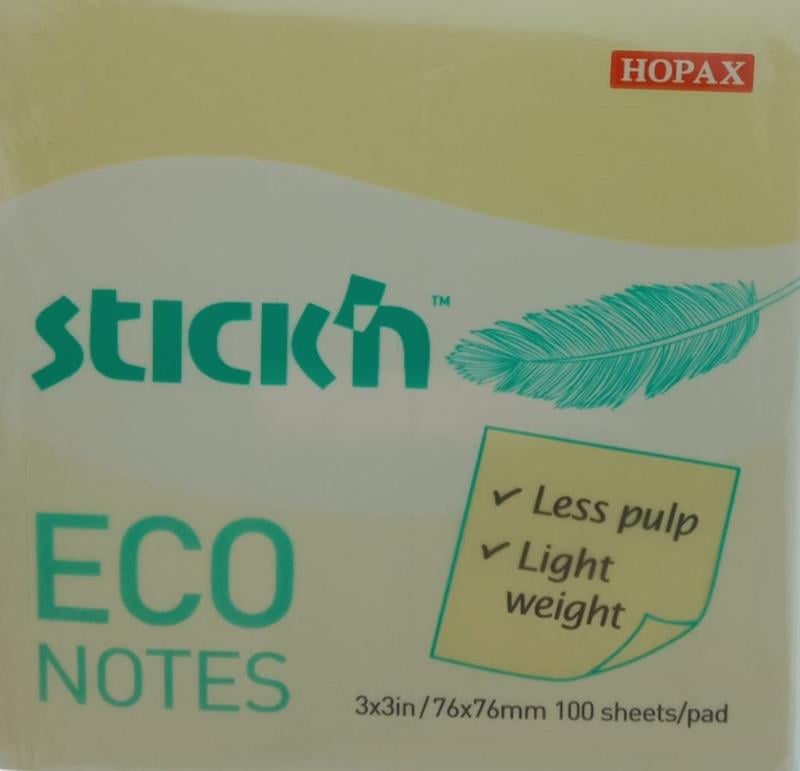 Gıpta Stick'n Post-it Pastel Sarı 76x76 100 yp 12'li Paket