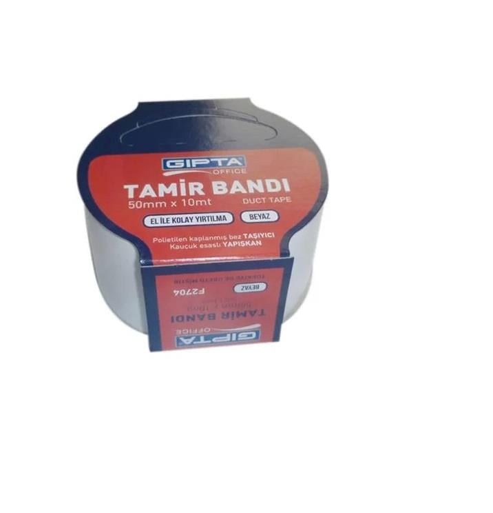 Gıpta Tamir Bandı Askılı 50 mm x 10 m Beyaz F2704