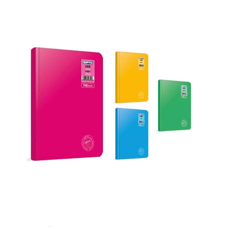 Gıpta Thebook Neon Sert Kapak Defter Ciltli 20x28 240 Yaprak Kareli