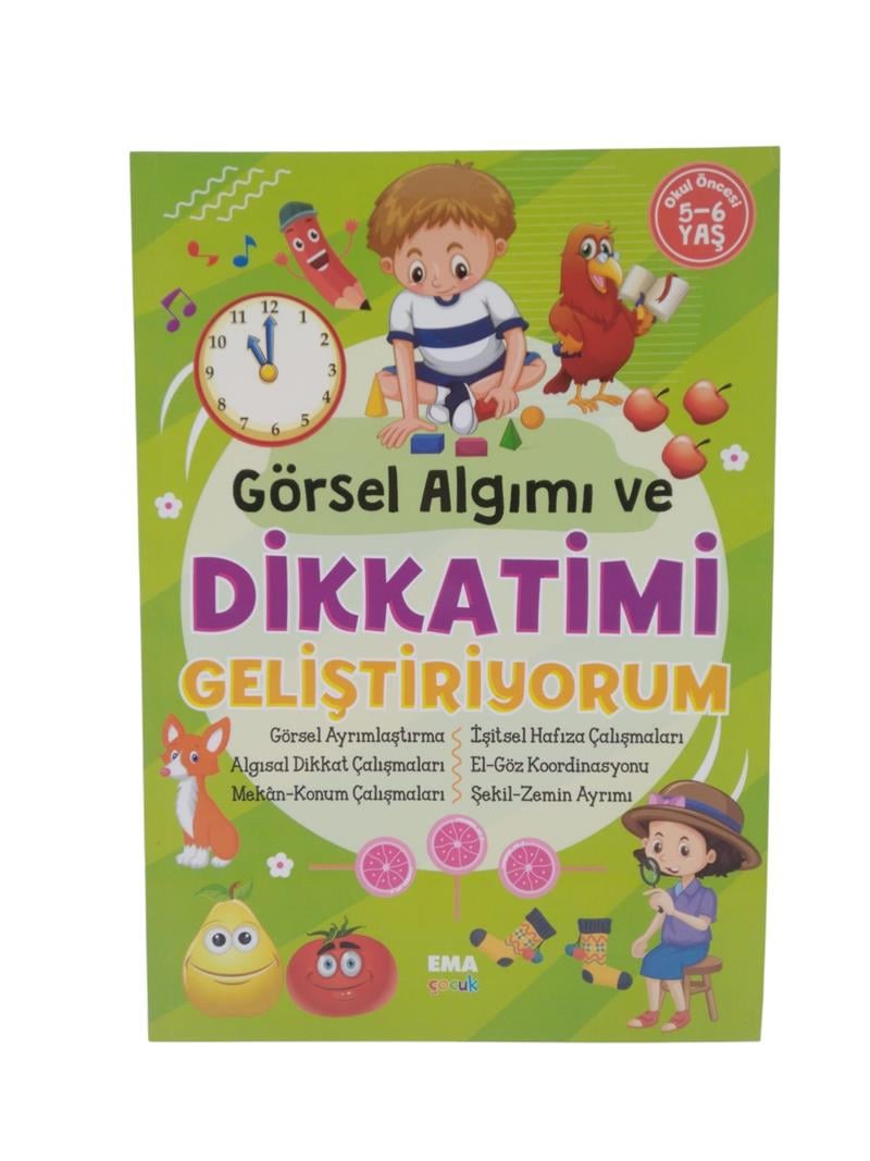 Görsel Algımı ve Dikkatimi Geliştiriyorum 5-6 Yaş Ema Çocuk