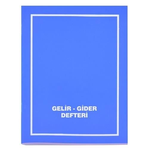 Gülpaş Gelir Gider Defteri Plastik Kapak 40 Yaprak