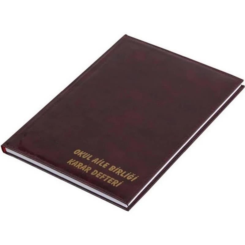 Gülpaş Okul Aile Birliği Karar Defteri Ciltli Suni Deri [522]