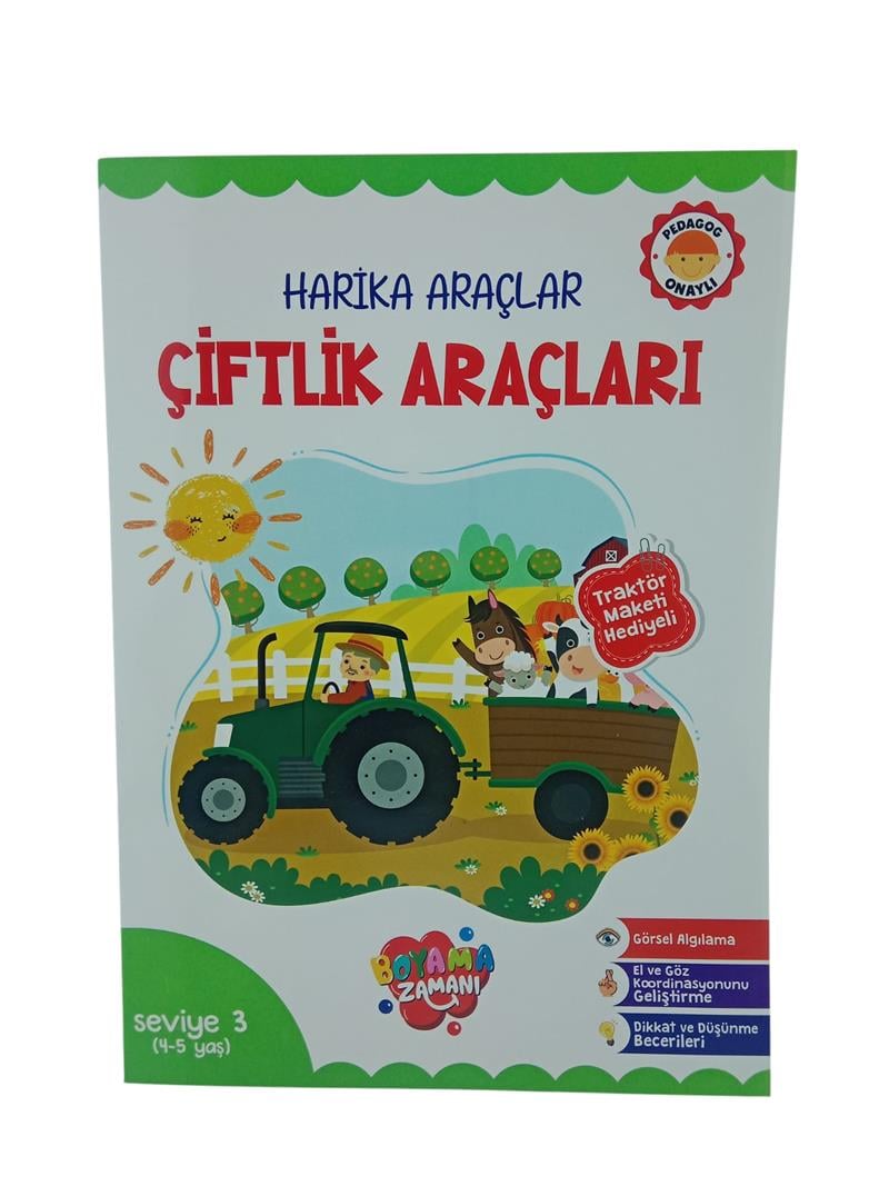 Harika Araçlar Çiftlik Araçları Seviye 3 4-5 Yaş