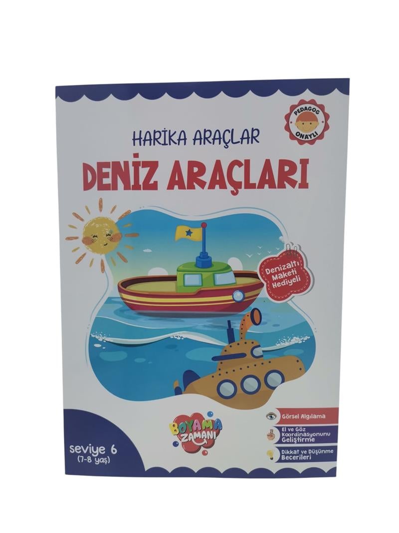 Harika Araçlar Deniz Araçları Seviye 6 7-8 Yaş