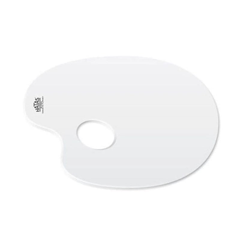Hatas Godesiz Oval Resim Paleti 28x40cm Ekonomik 12'li Paket