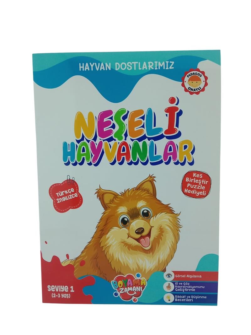 Hayvan Dostlarımız Neşeli Hayvanlar Seviye 1 2-3 Yaş