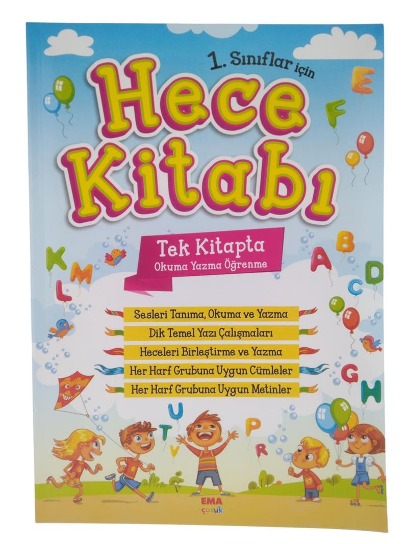 Hece Kitabı 1. Sınıflar İçin Bıcırık Yayınları