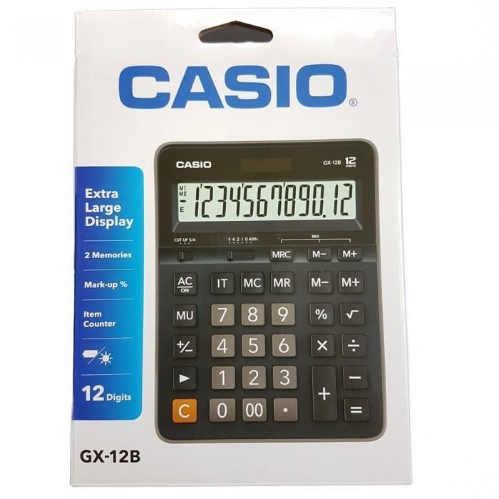Hesap Makinesi- Casio Gx-12b Masaüstü 12 Hane
