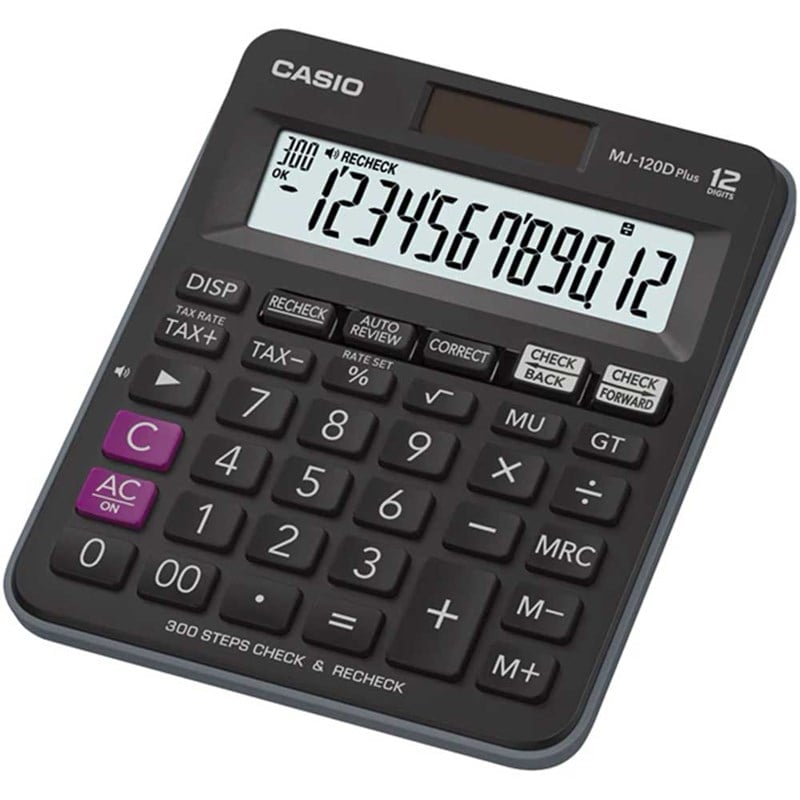 Hesap Makinesi- Casio Mj-120d Plus Masaust 12 Hane