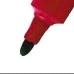 Hi-Text Markör Kalem Kesik Uç Kırmızı 830PCK