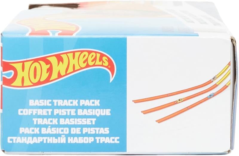 Hot Wheels Track Builder Temel Pist Seti, 10 Adet Pist Parçası, 9 Adet Pist Bağlantı Parçası ve Bir Adet 1:64 Ölçekli Hot Wheels Araba İçeren Eklenebilir Pist Inşasına Başlangıç Seti, 6 Yaş ve Üzeri
