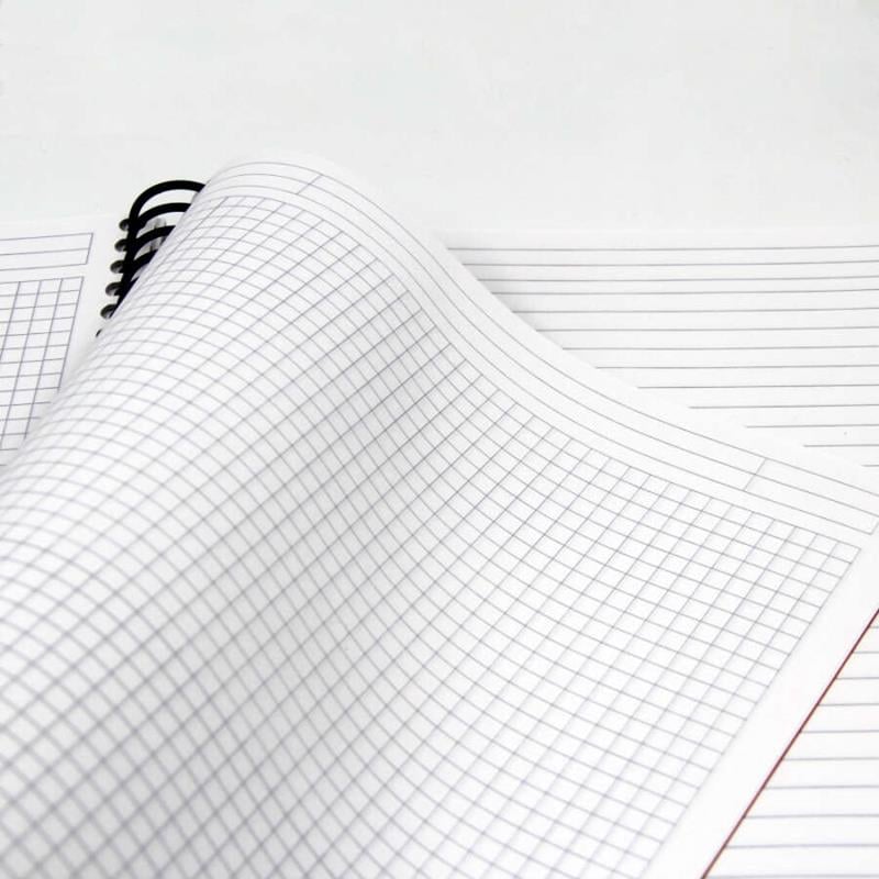 I'am Smart Plastik Kapak 150 Yaprak 4+2 Bölmeli Spiralli A4 Defter