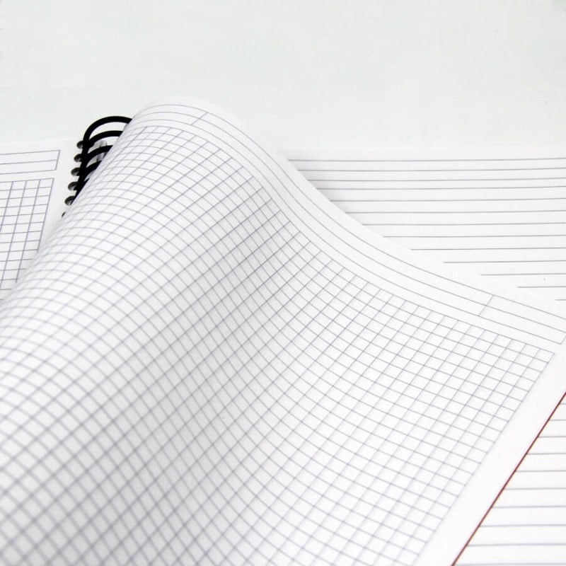 I'am Smart Plastik Kapak 300 Yaprak 8+4 Bölmeli Spiralli A4 Defter