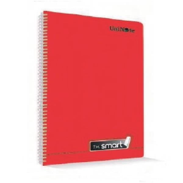 I'am Smart Plastik Kapak Spiralli 120 Yaprak Çizgili A4 Defter 12'li Paket