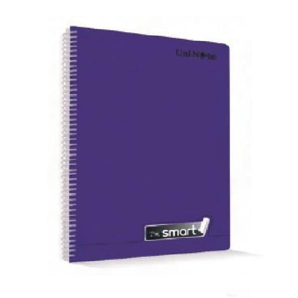 I'am Smart Plastik Kapak Spiralli 40 Yaprak Kareli A4 Defter 12'li Paket