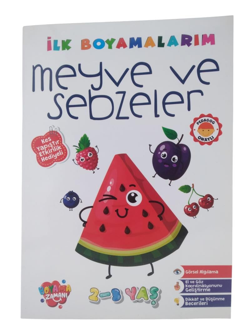 İlk Boyamalarım Meyve ve Sebzeler