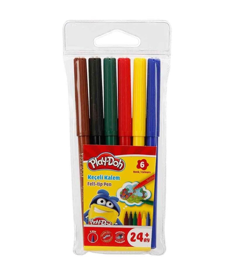Keçeli Kalem- Play-doh 6 Renk Metalik