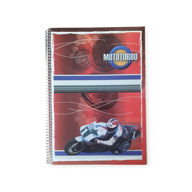 Keskin A-4 Ebat 120 Yaprak Çizgili Spiralli Karton Kapak Defter