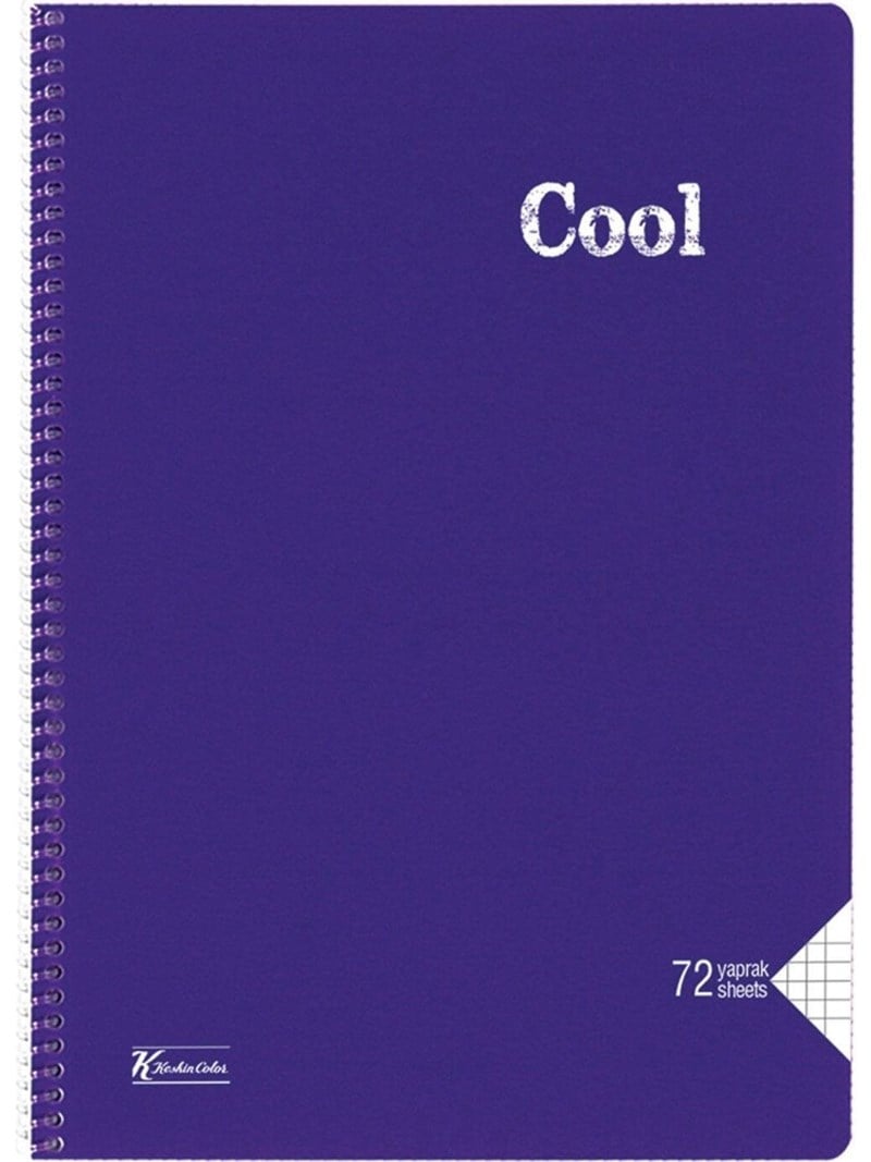 Keskin Color Cool A4 72 Yaprak Kareli Pp Kapak Spiralli Defter