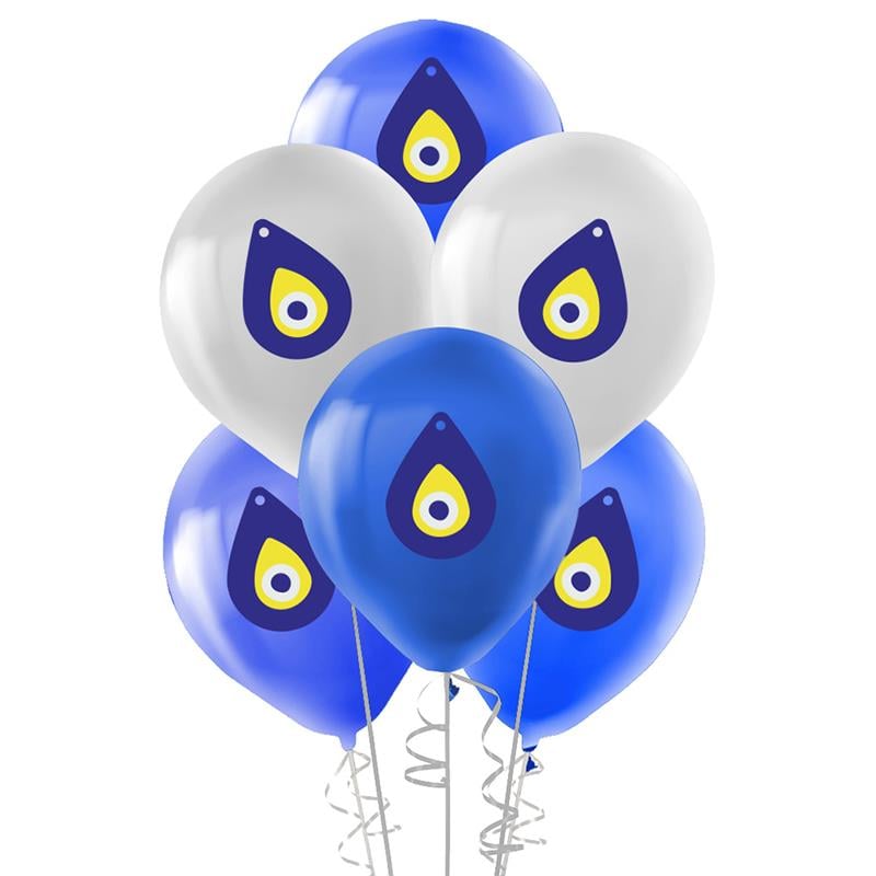 Kika Balon Baskılı Pastel 100'lü Nazar Boncuğu