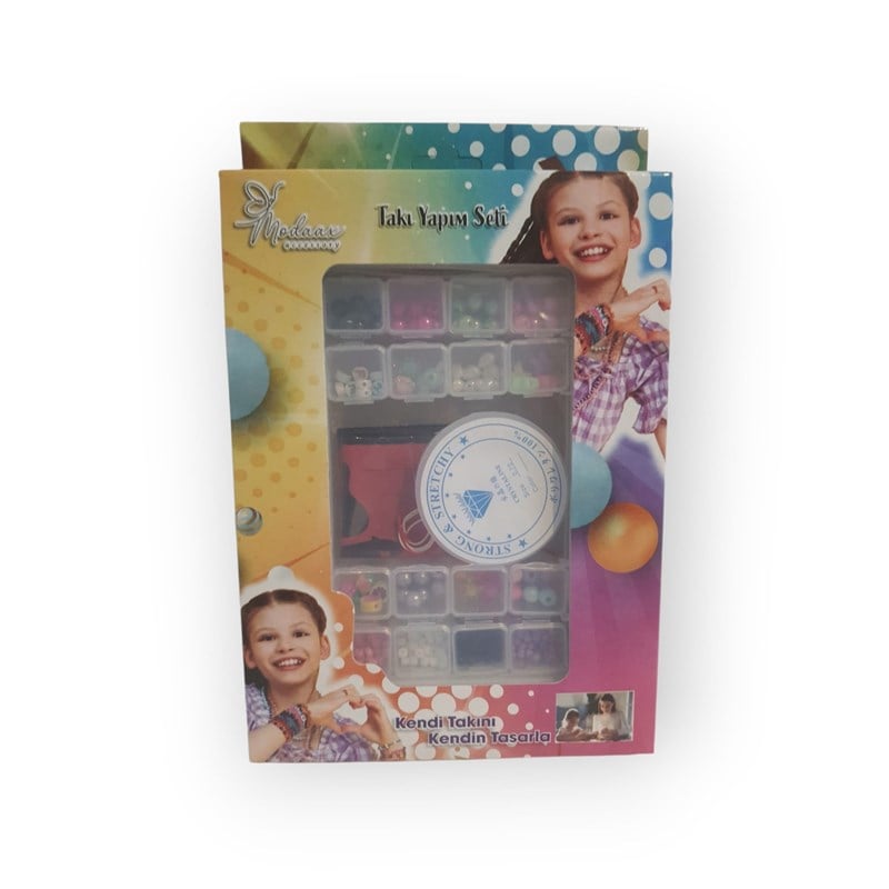 KING TOYS CAM BONCUK TAKI YAPIM SETİ KENDİ TAKINI KENDİN TASARLA 