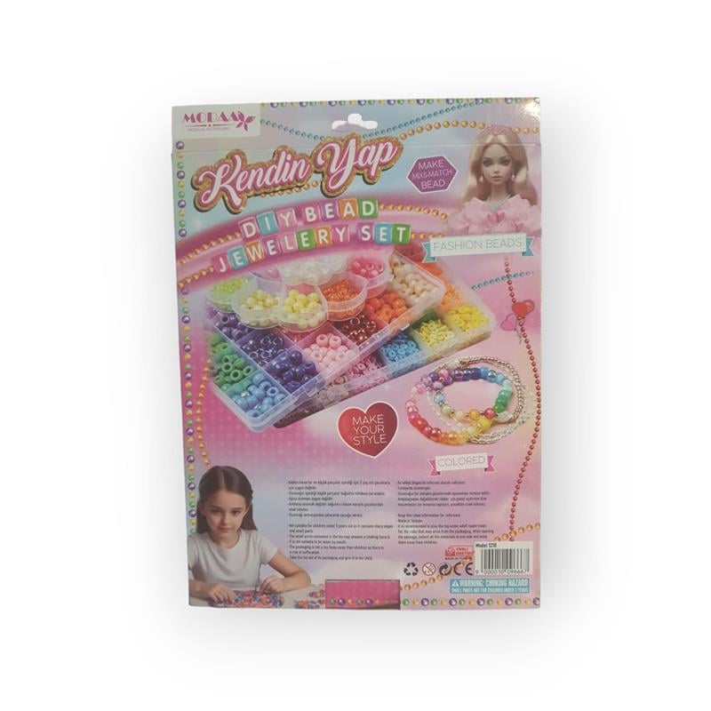 KING TOYS KENDİN YAP TAKI BONCUK SETİ RENKLİ & PARLAK BONCUKLARLA TASARIM 